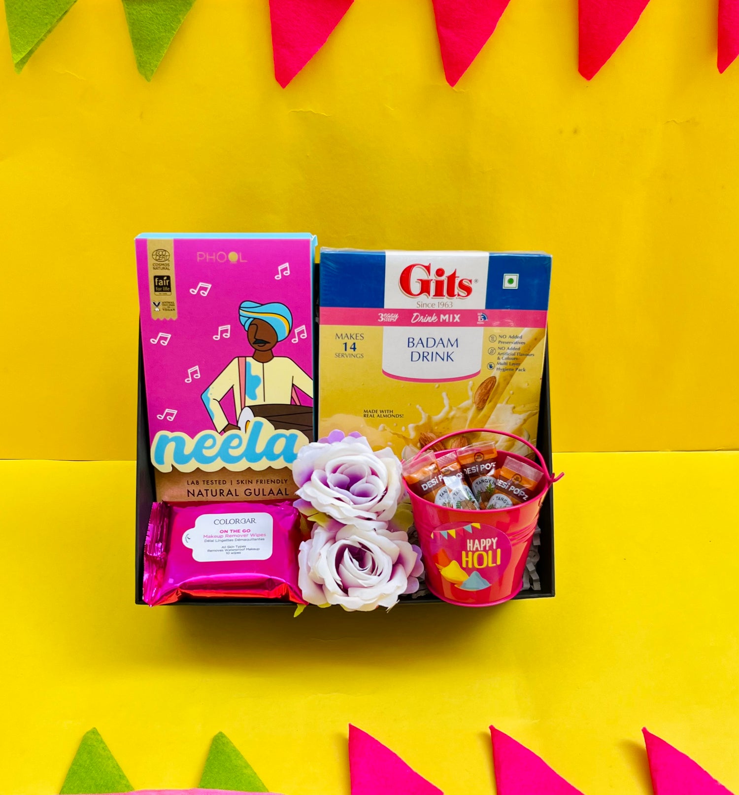 Organic Colors Holi Hamper in Gurgaon Mumbai  Bangalore
