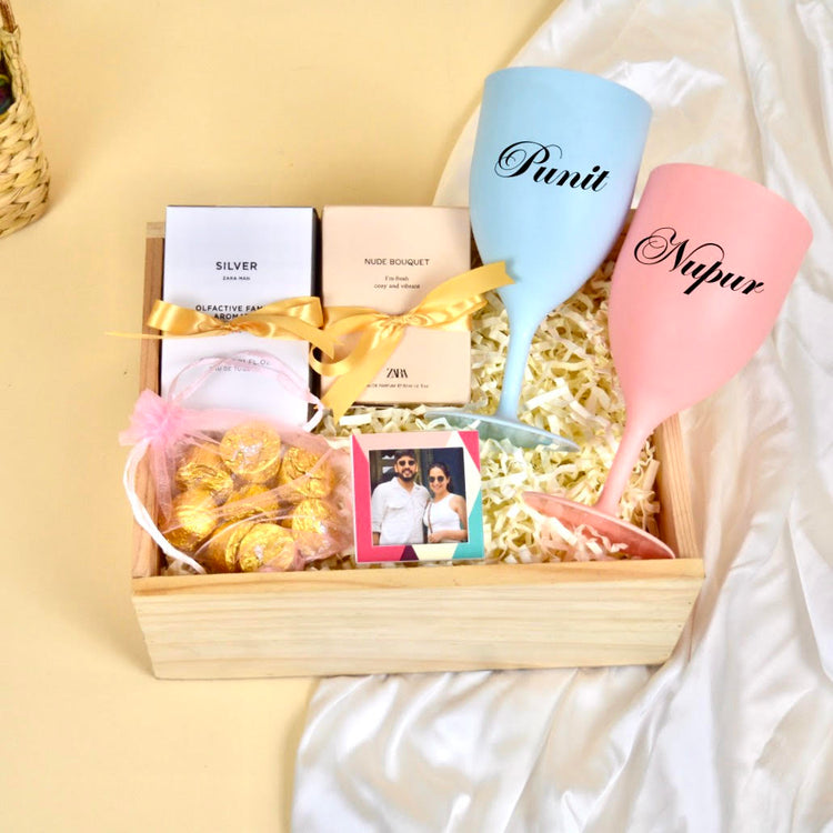 Cherished Love Rakhi hamper For Bhaiya and Bhabhi