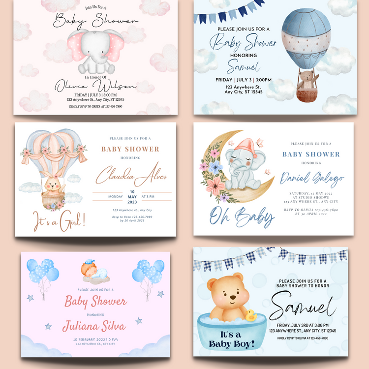 Baby Shower Return Gift - Blue Balloon - Between Boxes Gifts