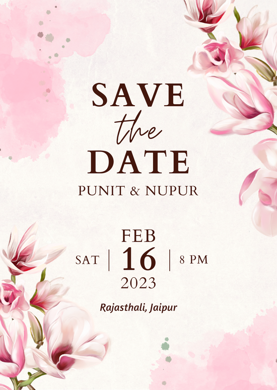 SAVE THE DATE CARD - Between Boxes Gifts