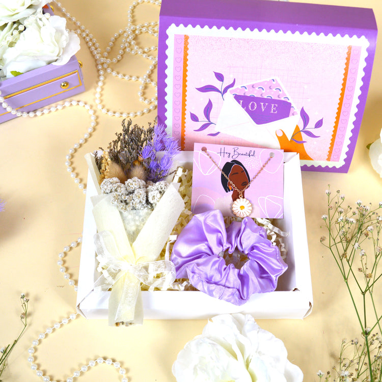 Lady In Lavender Gift Box - Between Boxes Gifts