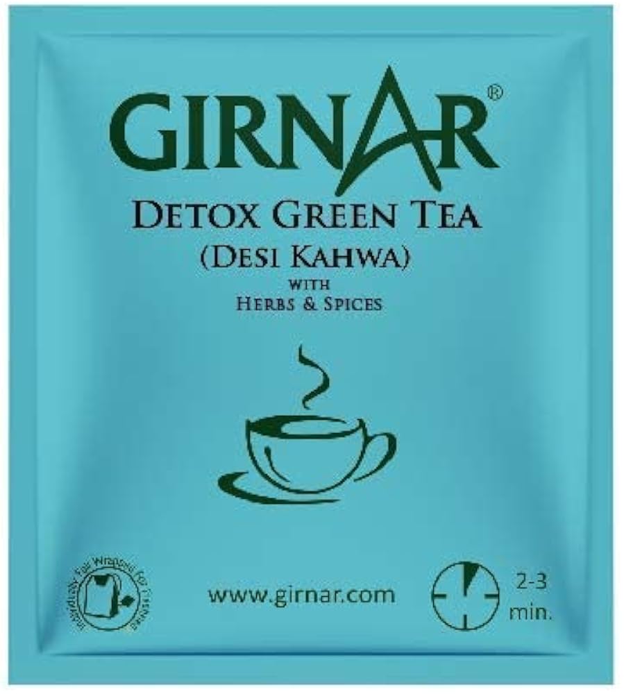 Girnar Green Tea Bags - Detox / Desi Kahwa