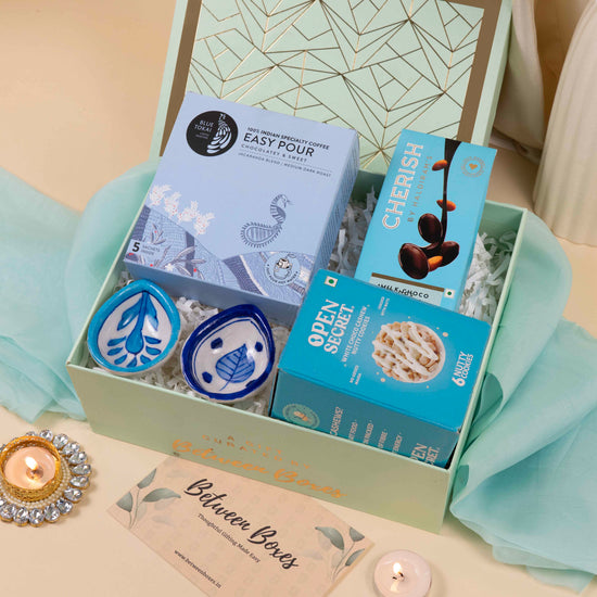 Azure Elegance Corporate Diwali Gift Box