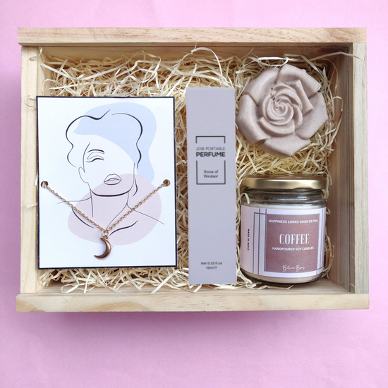 Beige Gift Box for Her