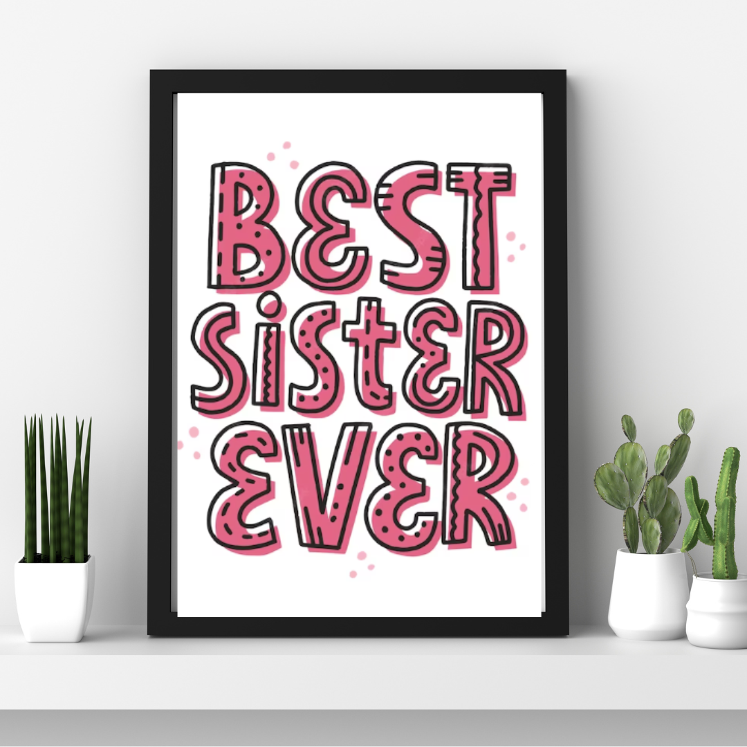 Best Sister Frame - Between Boxes Gifts