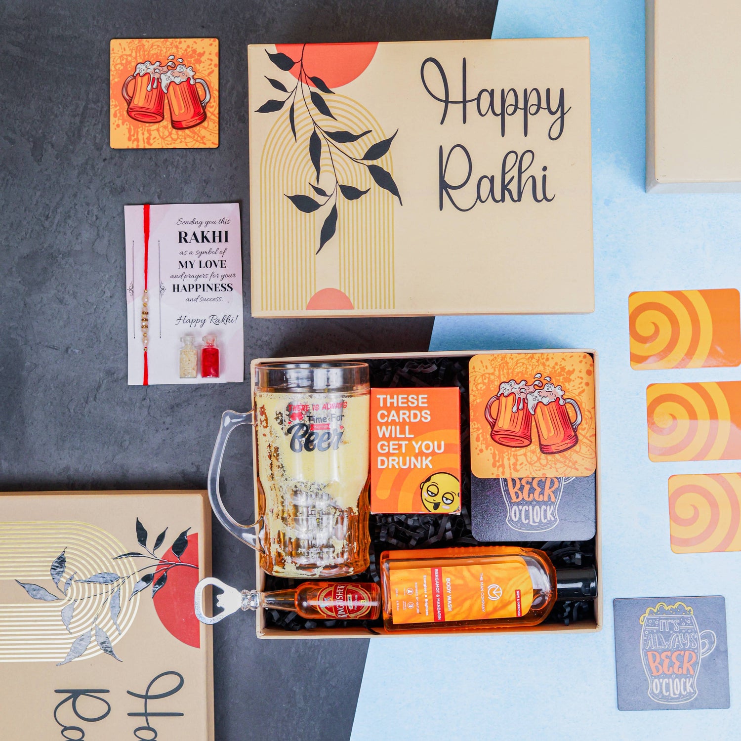 Brew and Bloom Rakhi Kit2