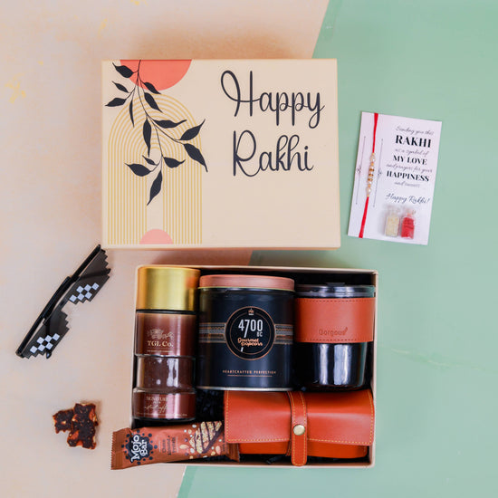 Brews and Bonds Brother Rakhi Hamper