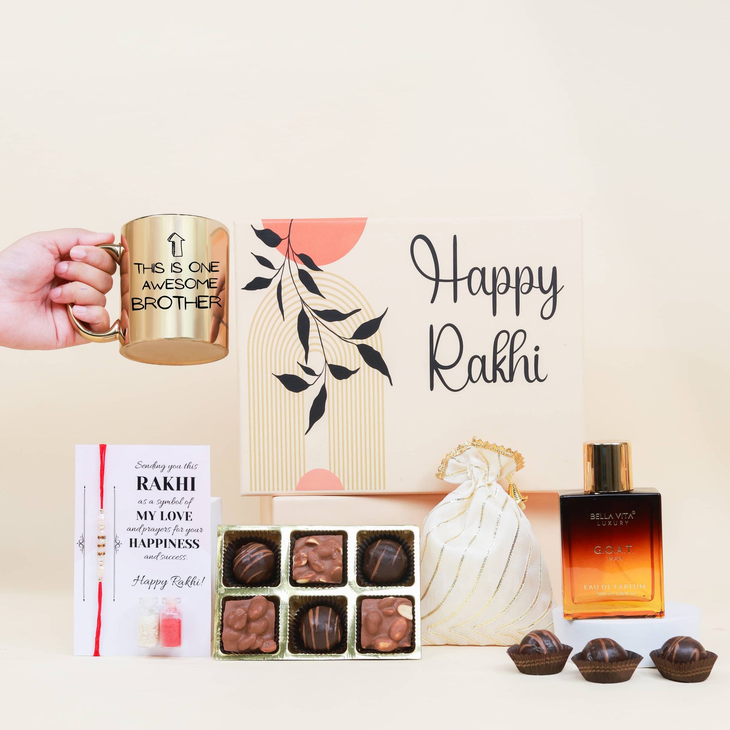 Bros Delight Rakhi Duo Hamper1