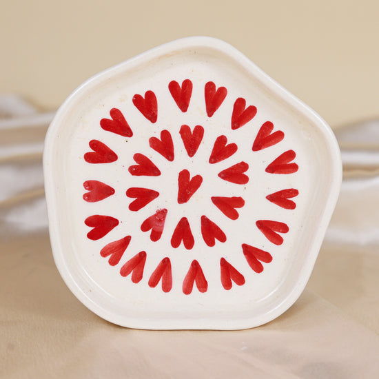 Heart trinket dish