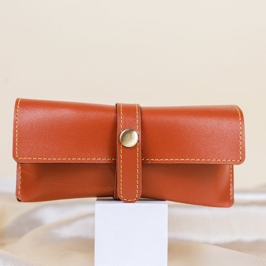 Leather Goggle Case - Tan