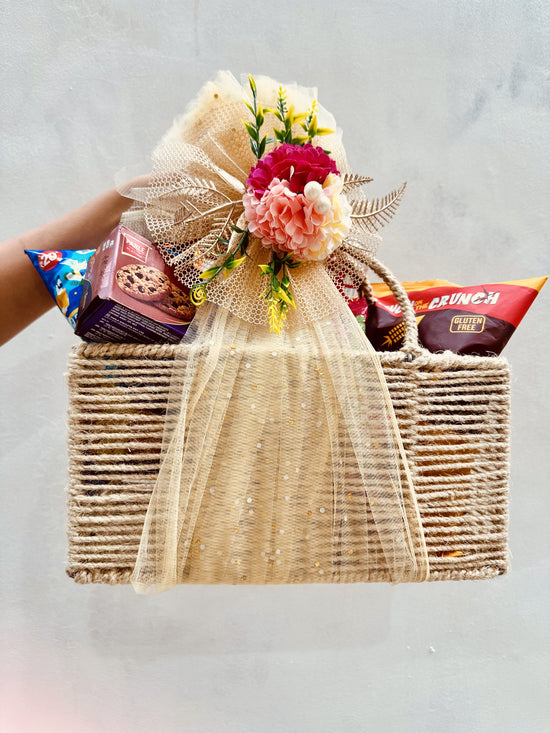 Metal Jute Basket