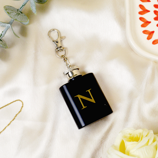 Personalized Hip Flask Key Chain