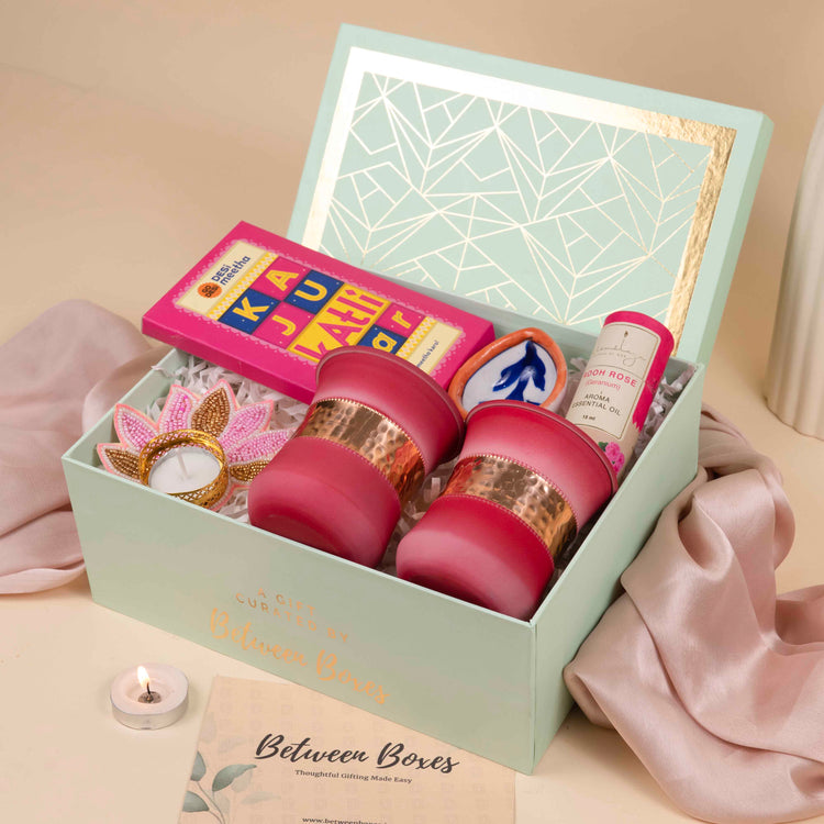 Rose Glow Corporate Diwali Gift Hamper1