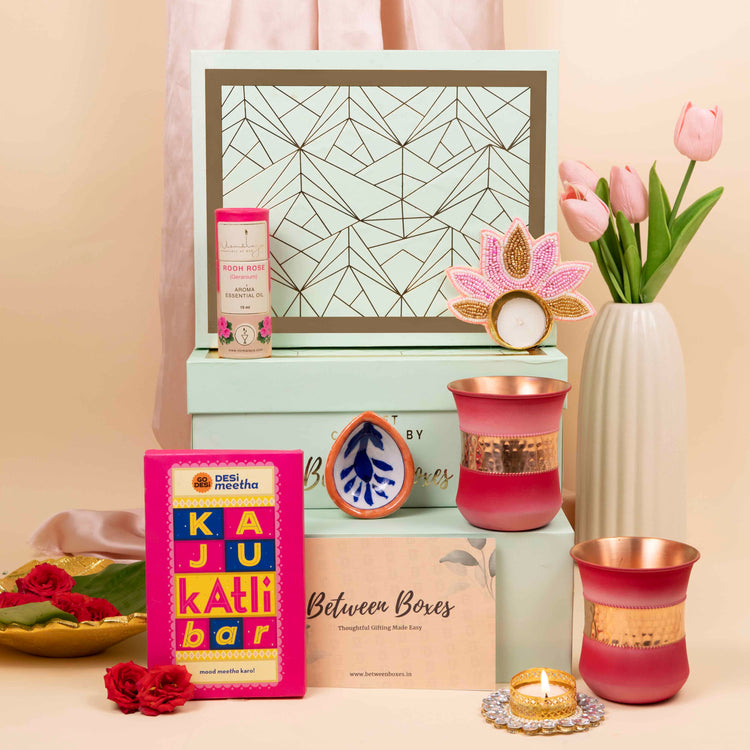 Rose Glow Corporate Diwali Gift Hamper2