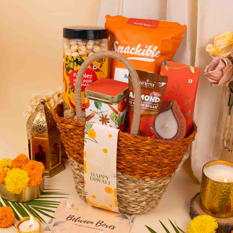 Saffron Luxe Diwali Gift Basket3