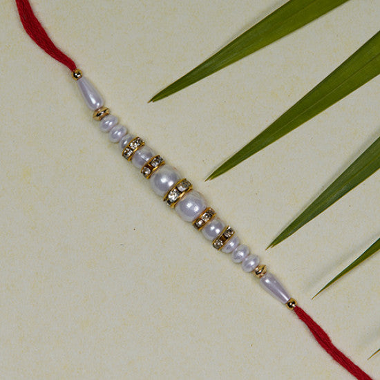 Pearl rakhi for brother