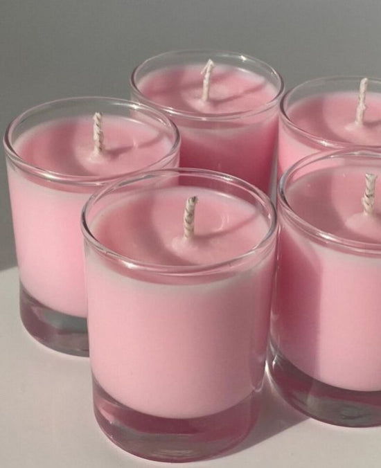 Shot glass candle - Pink