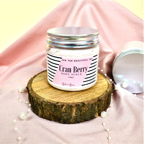 CRANBERRY BODY SCRUB - Between Boxes Gifts