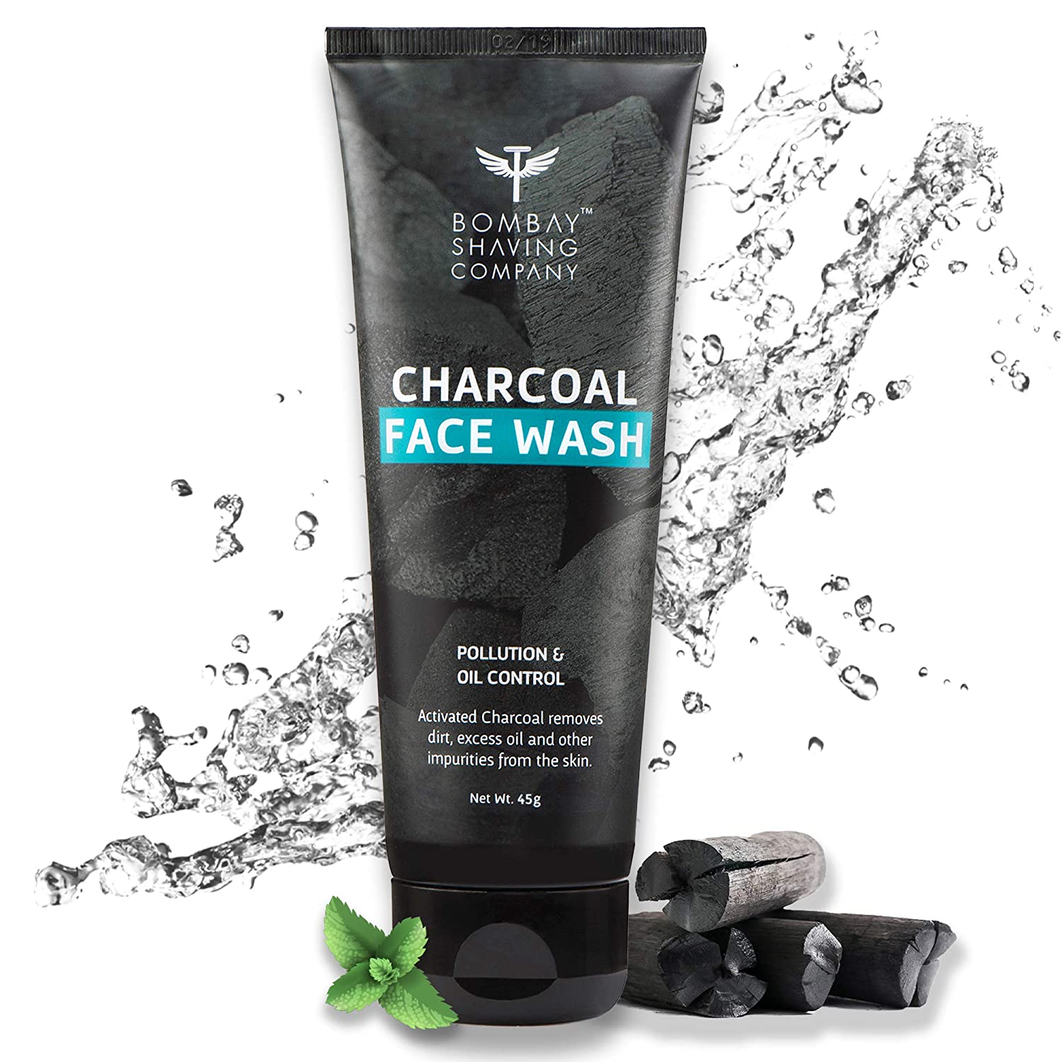 Charcoal face wash for men