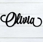 NAME ON BOX - BLACK